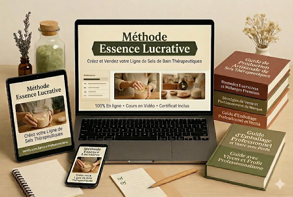 Pack complet de la formation Essência Lucrativa avec eBooks et supports premium