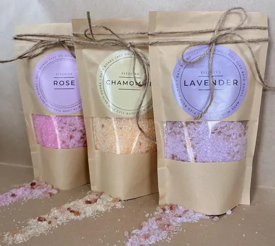 Sels de bain artisanaux